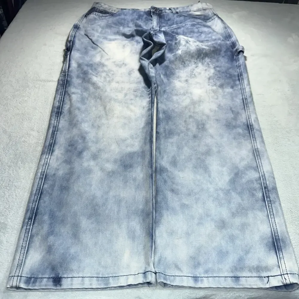 Y2k 2000s Rocawear Beyond Baggy Jeans Mens 38x32 Relaxed Wide Hamilton Carpenter